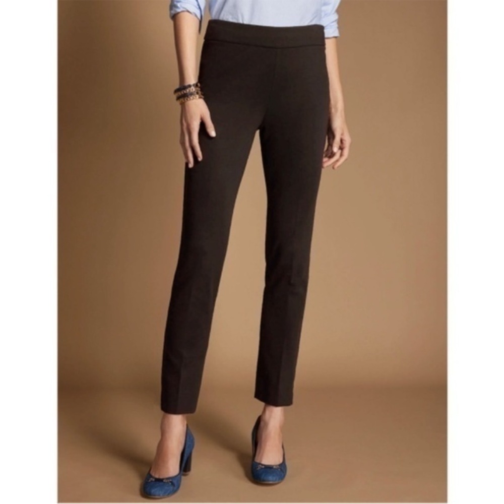 New Talbots Heritage‎ Straight Leg Ankle Trouser Brown 14